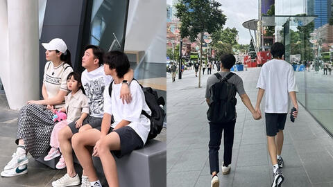 Cường Đô La khoe ảnh với con trai khiến cộng đồng mạng &quot;sửng sốt&quot; vì chiều cao của Subeo