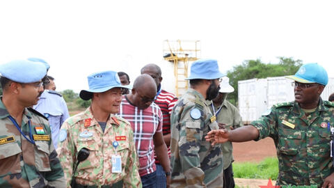 Đội Công binh Gìn giữ hòa bình Việt Nam nhận nhiệm vụ ngay khi vừa tới Abyei
