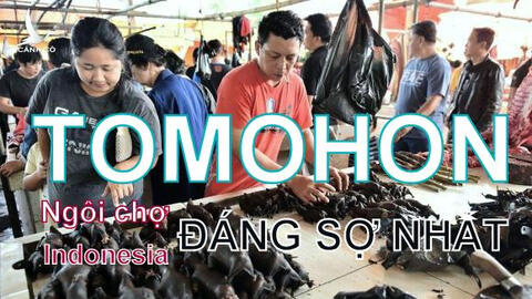 Khu chợ bán thịt dơi, rắn đáng sợ nhất Indonesia vẫn hoạt động giữa "bão" virus corona