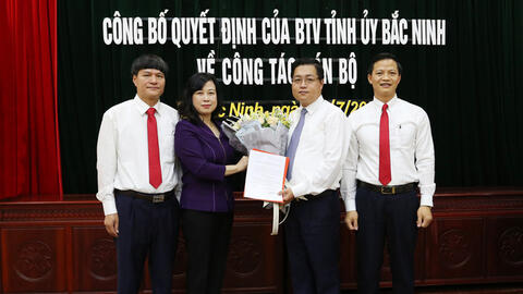 Tân Bí thư Thành ủy 36 tuổi của Bắc Ninh