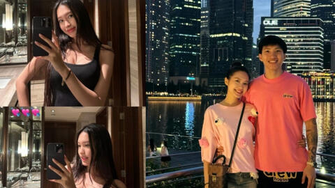 Doãn Hải My liên tục dùng chiêu che bụng từ Singapore cho đến khi về Hà Nội, dân tình hóng ngày công khai tin vui lắm rồi!