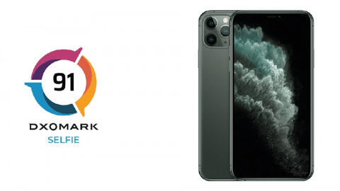 Camera trước của iPhone 11 Pro Max đạt 91 điểm - đứng thứ 10 trên DxOMark