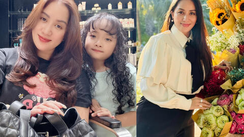 Khánh Thi trẻ hơn mấy tuổi nhờ một thay đổi sau khi sinh Lisa, được Phan Hiển gọi là "tỷ tỷ"