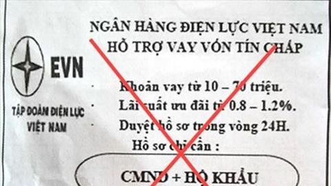EVN bị mạo danh cho vay tín chấp