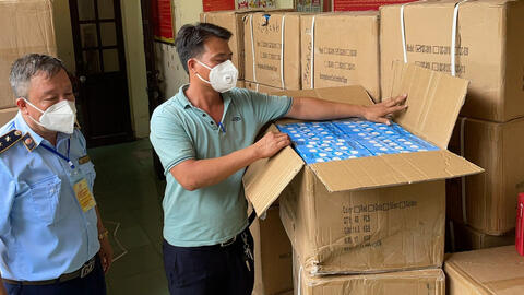 Quản lý thị trường Hà Nội thu giữ 1.000 bộ van máy thở không rõ nguồn gốc