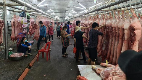 Chợ đầu mối Hóc Môn đưa điểm trung chuyển hàng hóa vào hoạt động