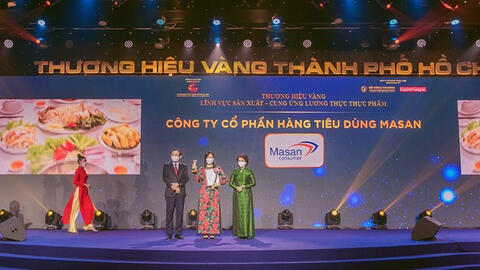 Masan Consumer vào top 30 Thương hiệu Vàng TP.HCM