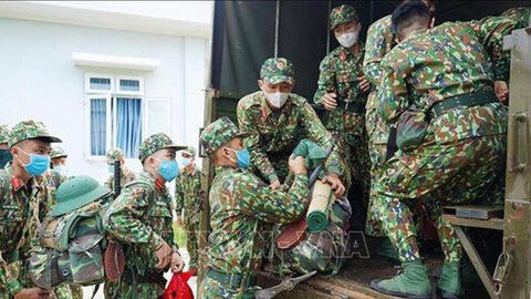 Bộ Quốc phòng điều quân hỗ trợ TP.HCM chống dịch