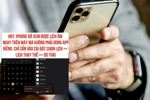 Cách xem lịch âm trên iPhone bỗng lan truyền chóng mặt: Nhìn thì hay nhưng đừng dại làm theo kẻo gặp rắc rối khôn lường