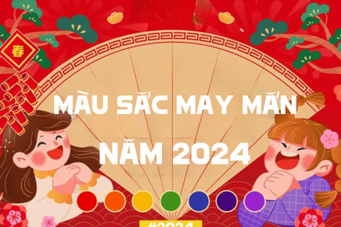 Màu sắc may mắn nên mặc trong dịp Tết Nguyên đán 2024