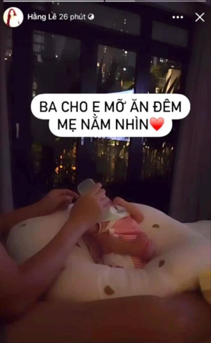 Nam doanh nhân tranh thủ giúp Minh Hằng từ những việc nhỏ nhất để bà xã có thời gian nghỉ ngơi thêm