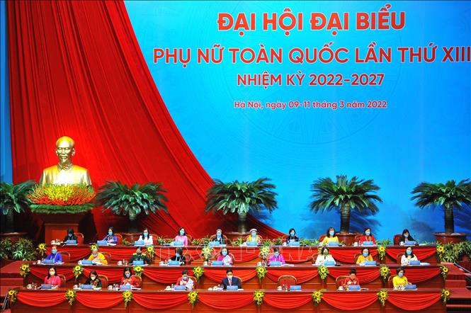 Đoàn Chủ tịch đại hội. Ảnh: TTXVN