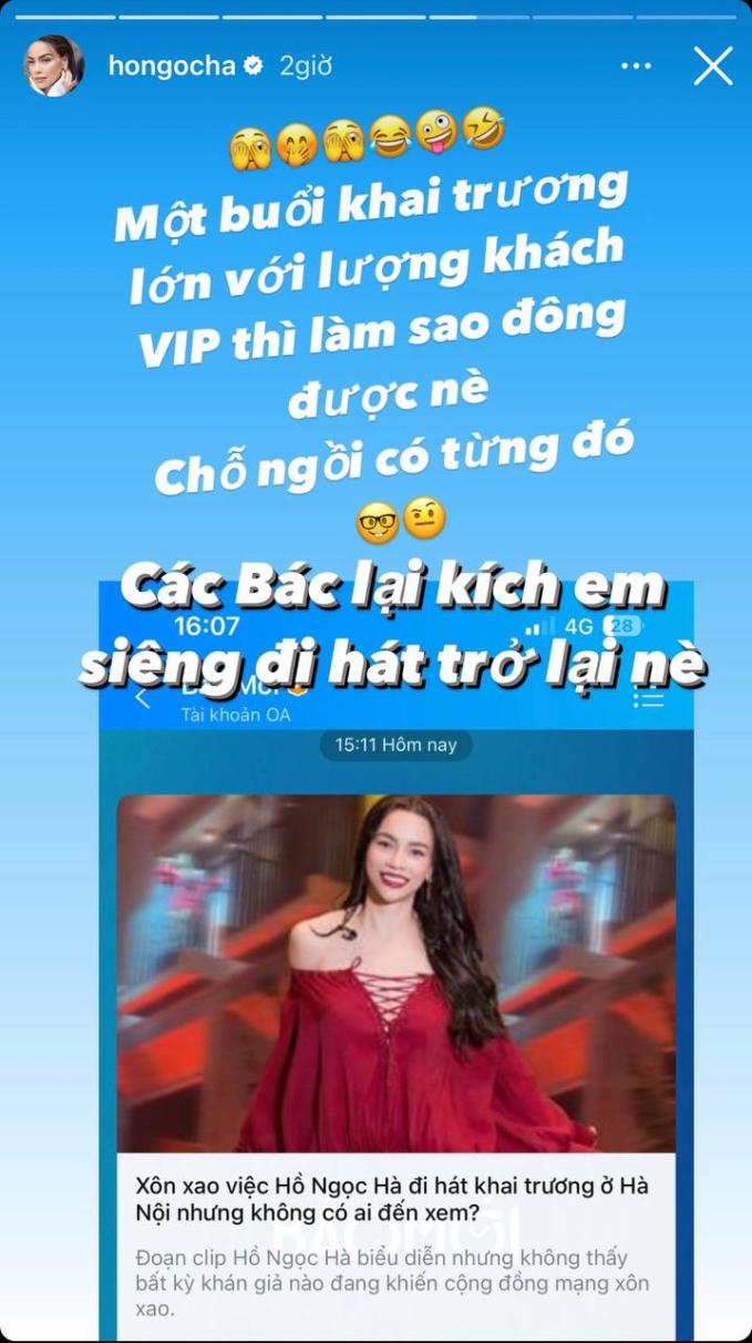 Hà Hồ lên tiếng phản pháo