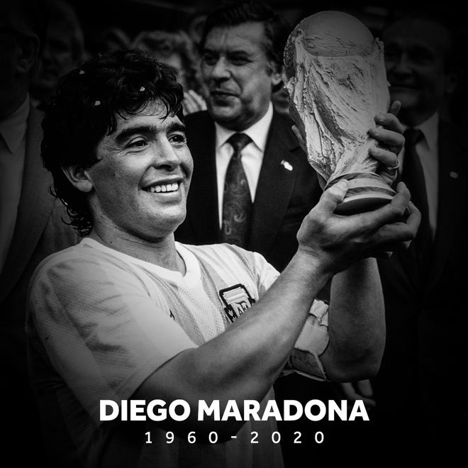 Cựu danh thủ Maradona qua đời ở tuổi 60, Argentina Quốc tang 3 ngày