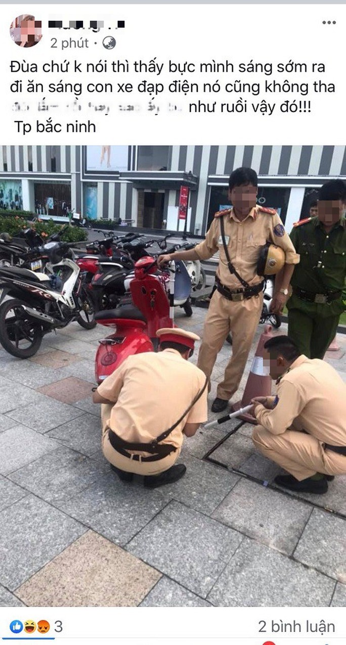   Dòng trạng thái mà cô gái trẻ đăng lên mạng xã hội - Ảnh: Công an Bắc Ninh.   