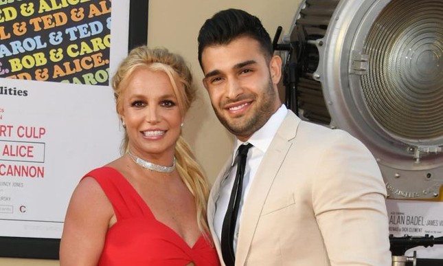 Britney Spears và chồng trẻ. Ảnh: FilmMagic.