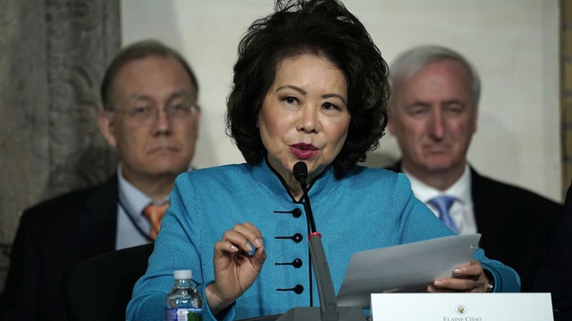 Bộ trưởng Giao thông Vận tải Mỹ Elaine Chao (Ảnh: Getty) 