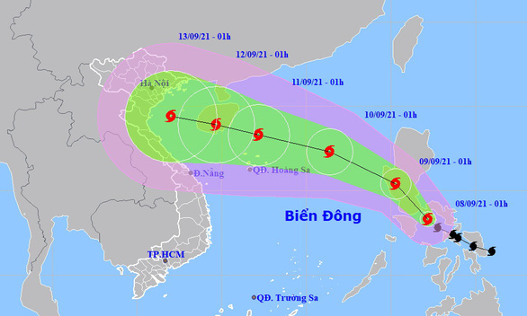 Bão Conson áp sát Biển Đông