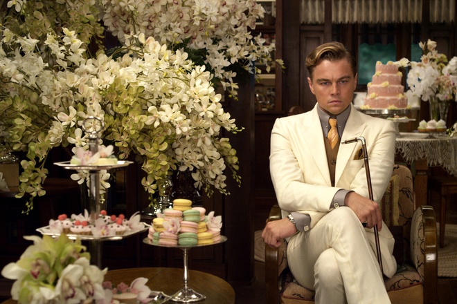 Leonardo DiCaprio trong bản phim chuyển thể năm 2013 từ Đại gia Gatsby. Ảnh: WARNER BROS