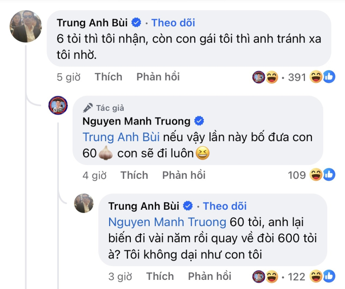 Màn tương tác hài hước của Mạnh Trường và NSND Trung Anh