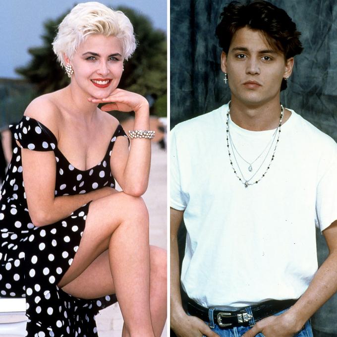 Sherilyn Fenn và Johnny Depp