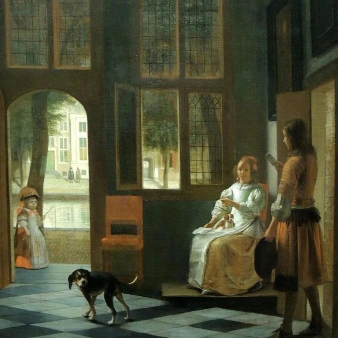 Tác phẩm của họa sĩ người Hà Lan Pieter de Hooch. (Ảnh: Daily Mail)