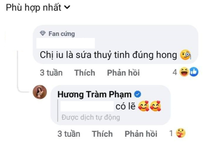 Hương Tràm trả lời 