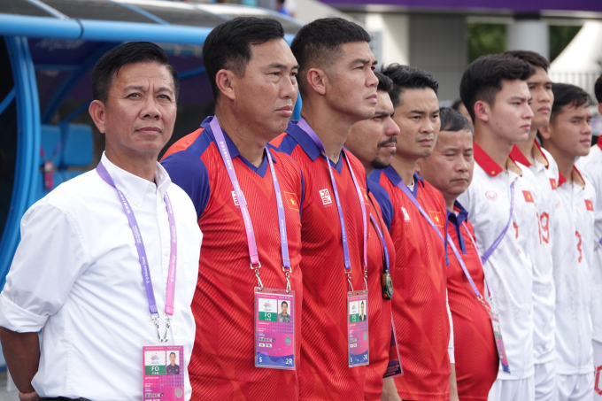 HLV Hoàng Anh Tuấn tin Asiad 2023 sẽ là bài học bổ ích cho các cầu thủ trẻ của U23 Việt Nam. (Ảnh: Nam Trung)