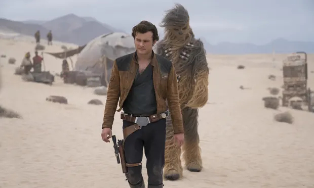 Alden Ehrenreich trong Solo: A Star Wars Story. Ảnh: Jonathan Olley / AP