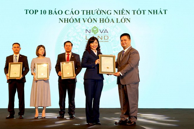  Tập đoàn Novaland  lần thứ tư liên tiếp được xướng tên trong top 10 báo cáo thường niên tốt nhất và lần thứ hai lọt top 5 Báo cáo phát triển bền vững tốt nhất.