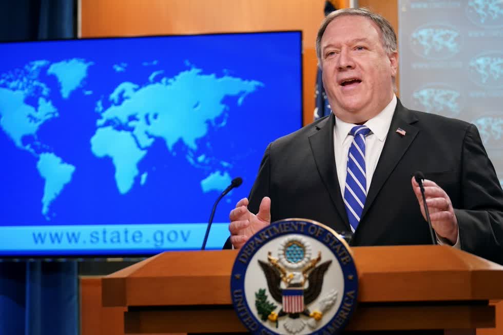 Ngoại trưởng Mỹ Mike Pompeo.   