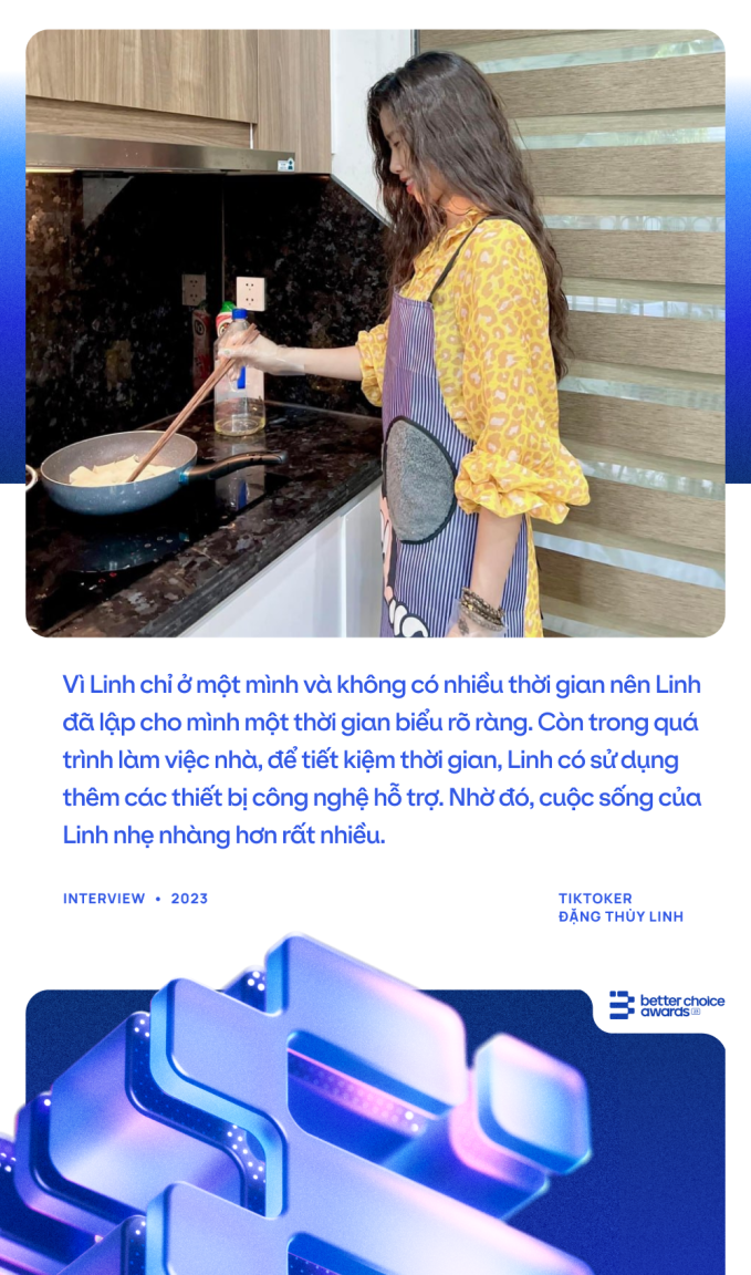 Em gái Đạt Villa chia sẻ về cuộc sống lần đầu ra ở riêng, tiết lộ bí quyết làm chủ cuộc sống, cân tất việc nhà