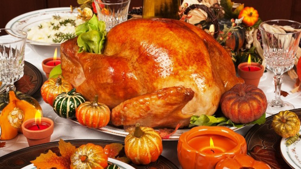 Gà tây là món ăn chủ đạo trong ngày lễ Thankgiving.