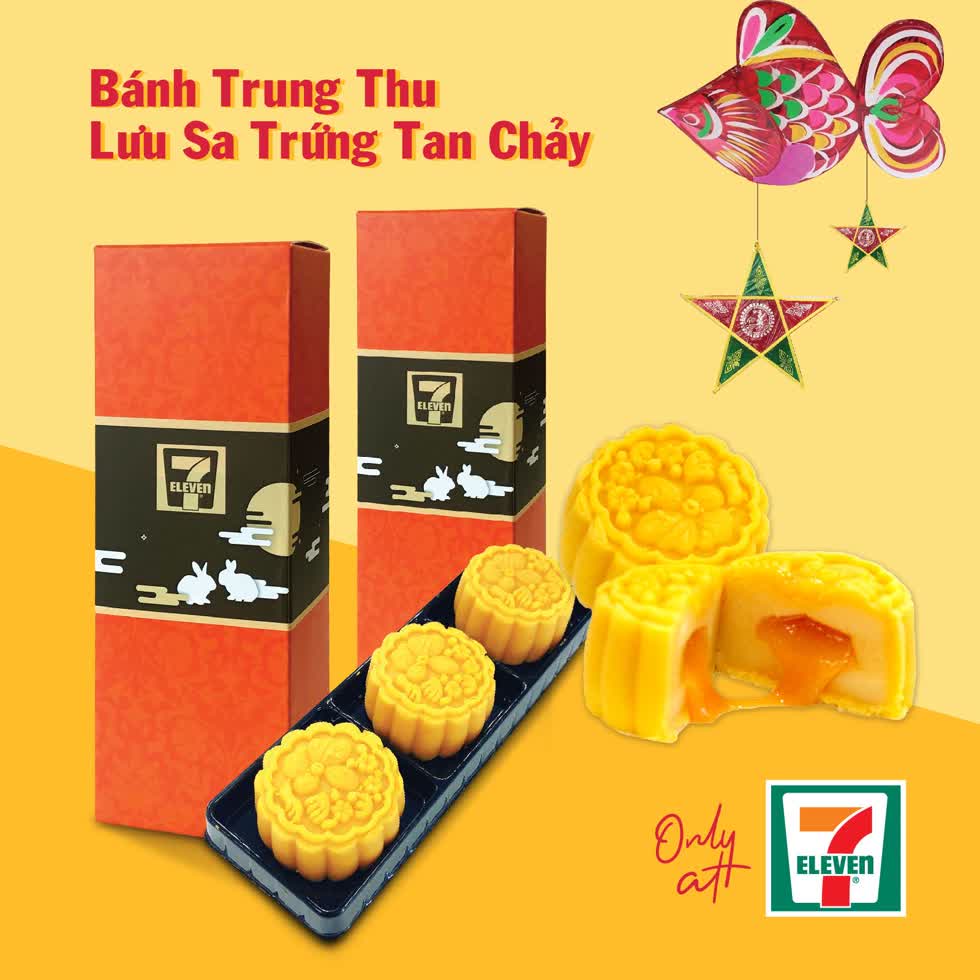   Dòng bánh lưu sa trứng tan chảy thương hiệu của 7-Eleven chỉ ra mắt được một năm rồi từ biệt. Ảnh: Fanpage 7-Eleven Vietnam  