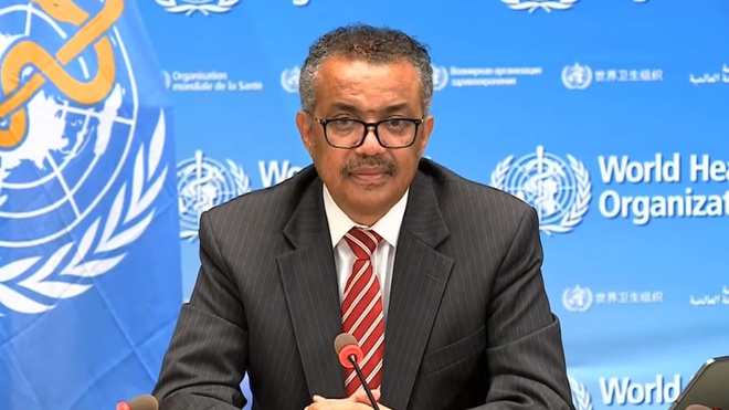 Tổng giám đốc WHO Tedros Adhanom Ghebreyesus.