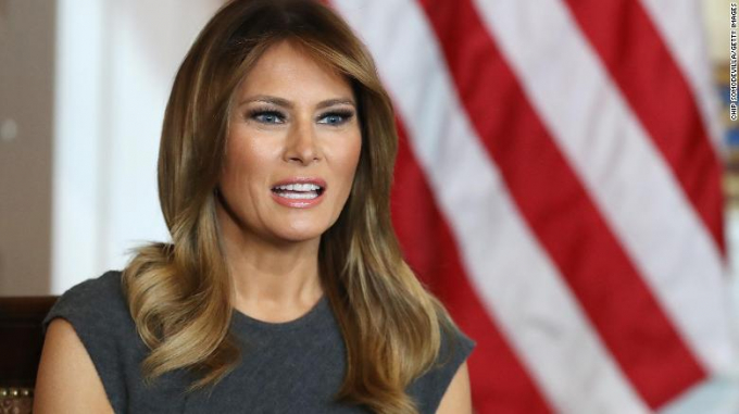 Đệ nhất phu nhân Melania Trump, người được cho là có quyền lực và sức ảnh hưởng lớn tới các quyết định của chồng (Ảnh: CNN)