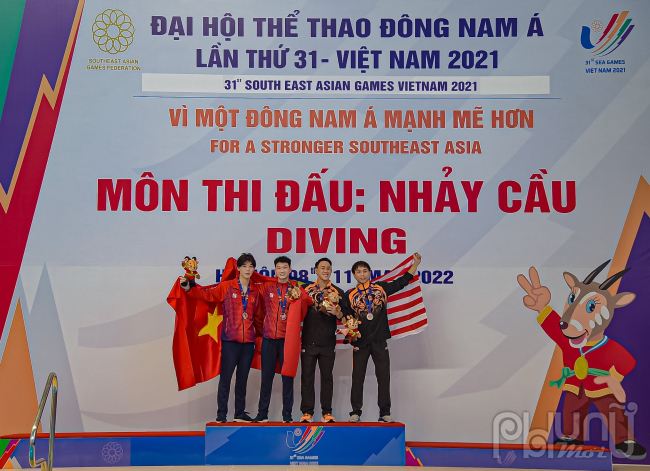 Đội tuyển nhảy cầu Việt Nam dự giải với chín VĐV, gồm Ngô Phương Mai, Mai Hồng Hạnh, Nguyễn Phương Anh, Nguyễn Tùng Dương, Đỗ Tuấn Minh, Phương Thế Anh, Đinh Anh Tuấn, Nguyễn Quang Đạt, Đặng Hoàng Tú.