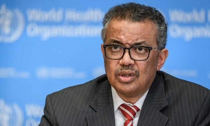 Tổng giám đốc Tổ chức Y tế Thế giới (WHO) Tedros Adhanom Ghebreyesus