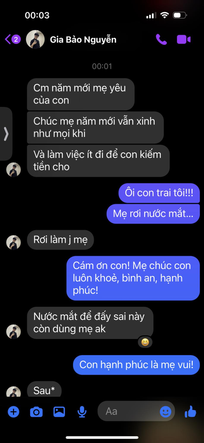 Tít dặn dò mẹ vào ngày đầu năm mới 2024
