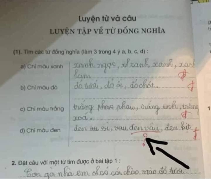 Cười đau ruột với những bài tập khó đỡ của học sinh tiểu học: Đúng là chỉ có trẻ nhỏ mới nghĩ được như thế!