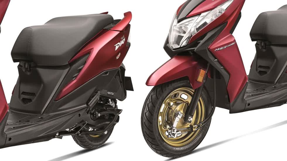 Thiết kế phần đầu - đuôi của Honda Dio 2020.