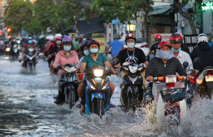 Nam Bộ triều cường đạt đỉnh hôm nay và ngày mai, Bắc Bộ và Bắc Trung Bộ trời  rét