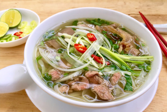 Phở Hà Nội. 