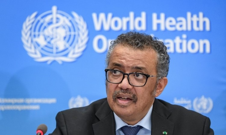 Tổng Giám đốc WHO Tedros Adhanom Ghebreyesus. Ảnh: AFP.