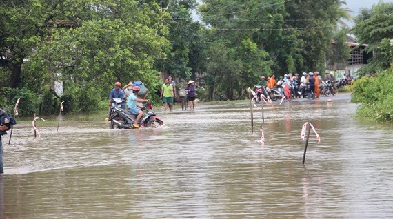               Mực nước đang ngày càng lên cao        