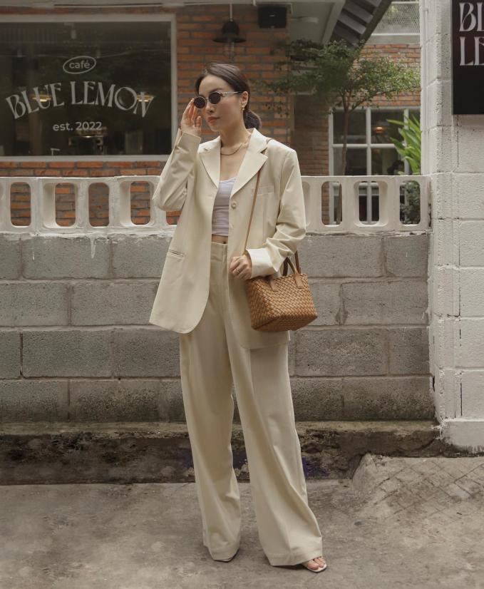 Mặc đồ màu trung tính đẹp như Hà Trúc với 10 công thức thanh lịch,