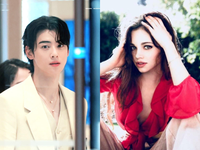 Tin đồn Cha Eun Woo đang yêu nữ diễn viên India Eisley đã chiếm sóng mạng xã hội mới đây