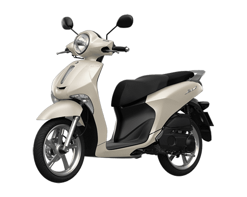 Yamaha Janus màu vàng nhạt.