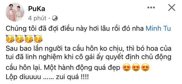 Puka tiết lộ Minh Tú đã được cầu hôn nhiều lần nhưng đều từ chối