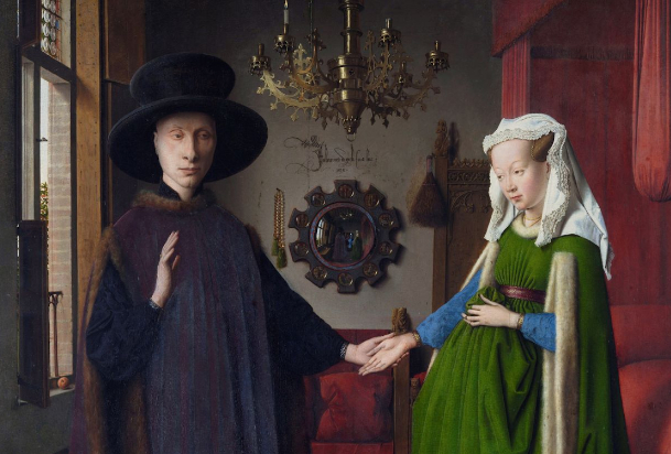   Bức họa Jan van Eyck. Ảnh: Wikimedia Commons  